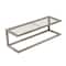 Honey Can Do Steel Bathroom Slatted Shelf with Towel Bar